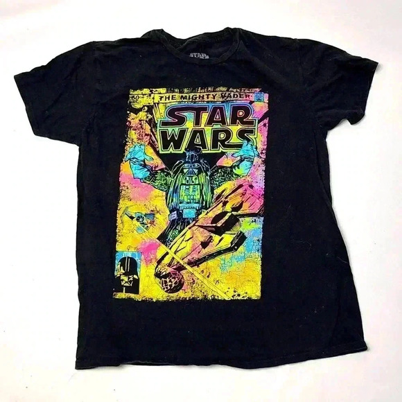 Star Wars Black Short Sleeved Tee Shirt - L - Picture 1 of 4